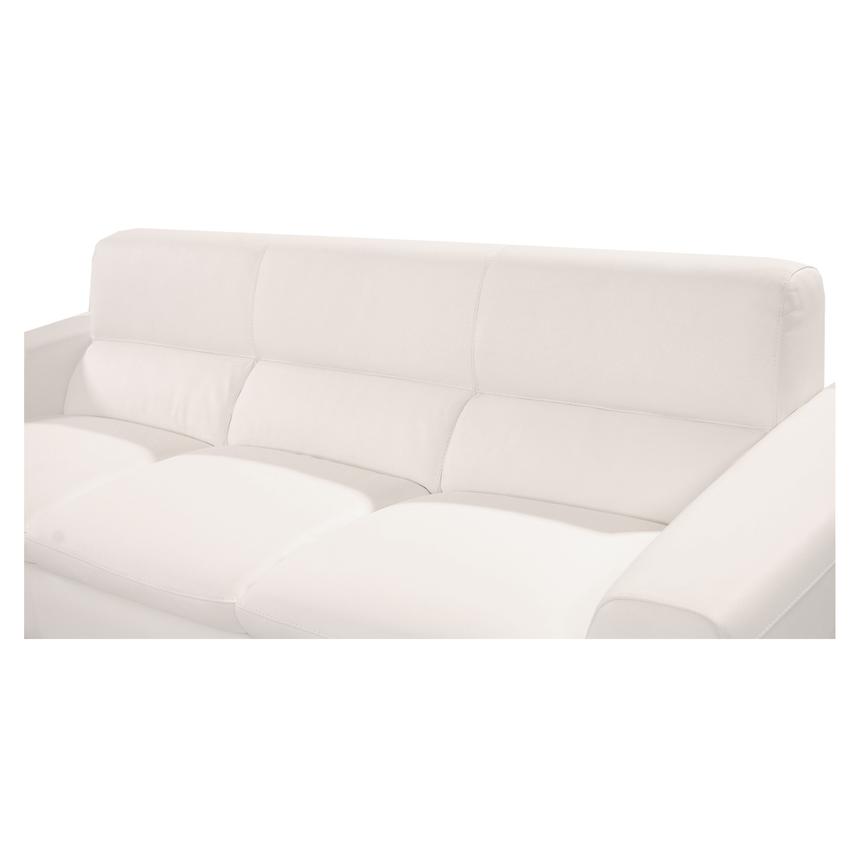 Milani White Leather Sofa El Dorado Furniture